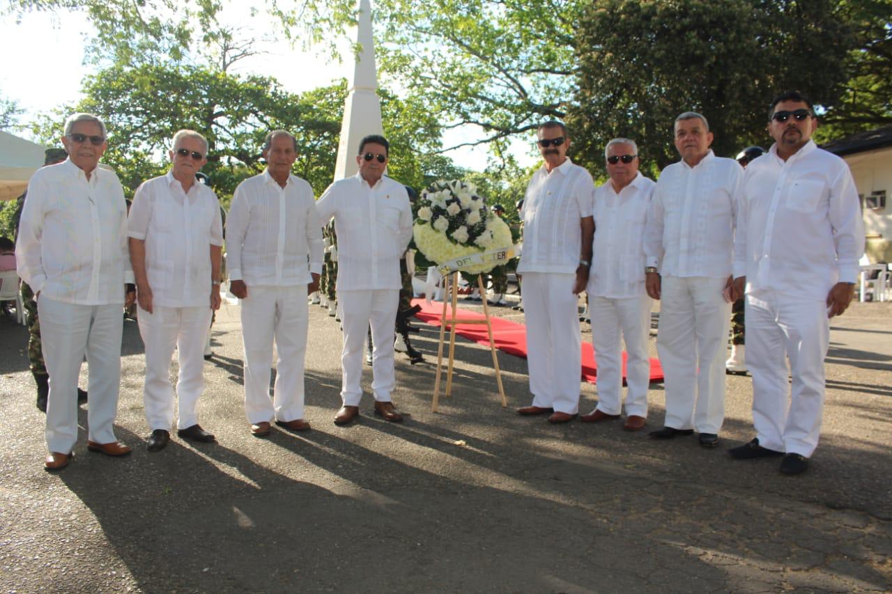 Sargento primero José Perdomo, teniente coronel Carlos Londoño, teniente coronel Hernando Rubiano, teniente Henry Gómez, capitán Rafael Meléndez, mayor Alfonso Quemba, mayor Carlos Rodríguez y mayor Harold Pérez.